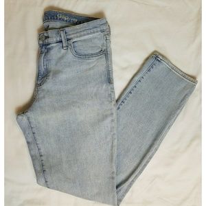 GAP 1969 Real Straight Jeans Acid Wash Light 31r
